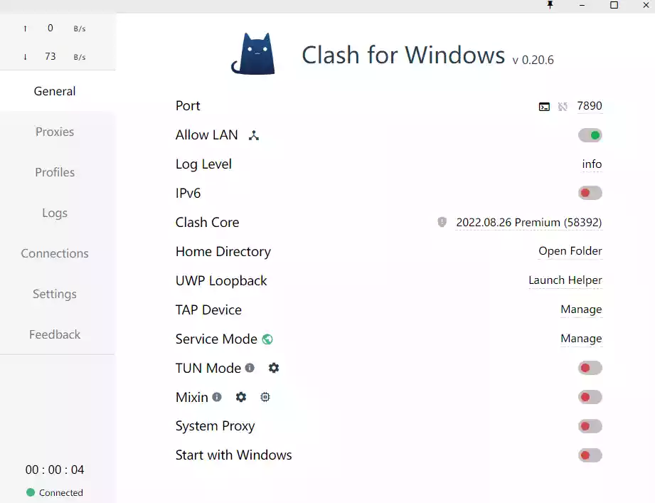 启动Clash for Windows