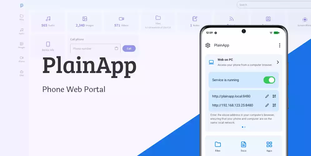 PlainApp:轻量、开源的安卓设备网页管理工具